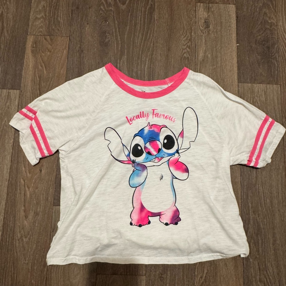 NWOT Disney Stitch Multi Color Tie Dye Women’s Large T-Shirt